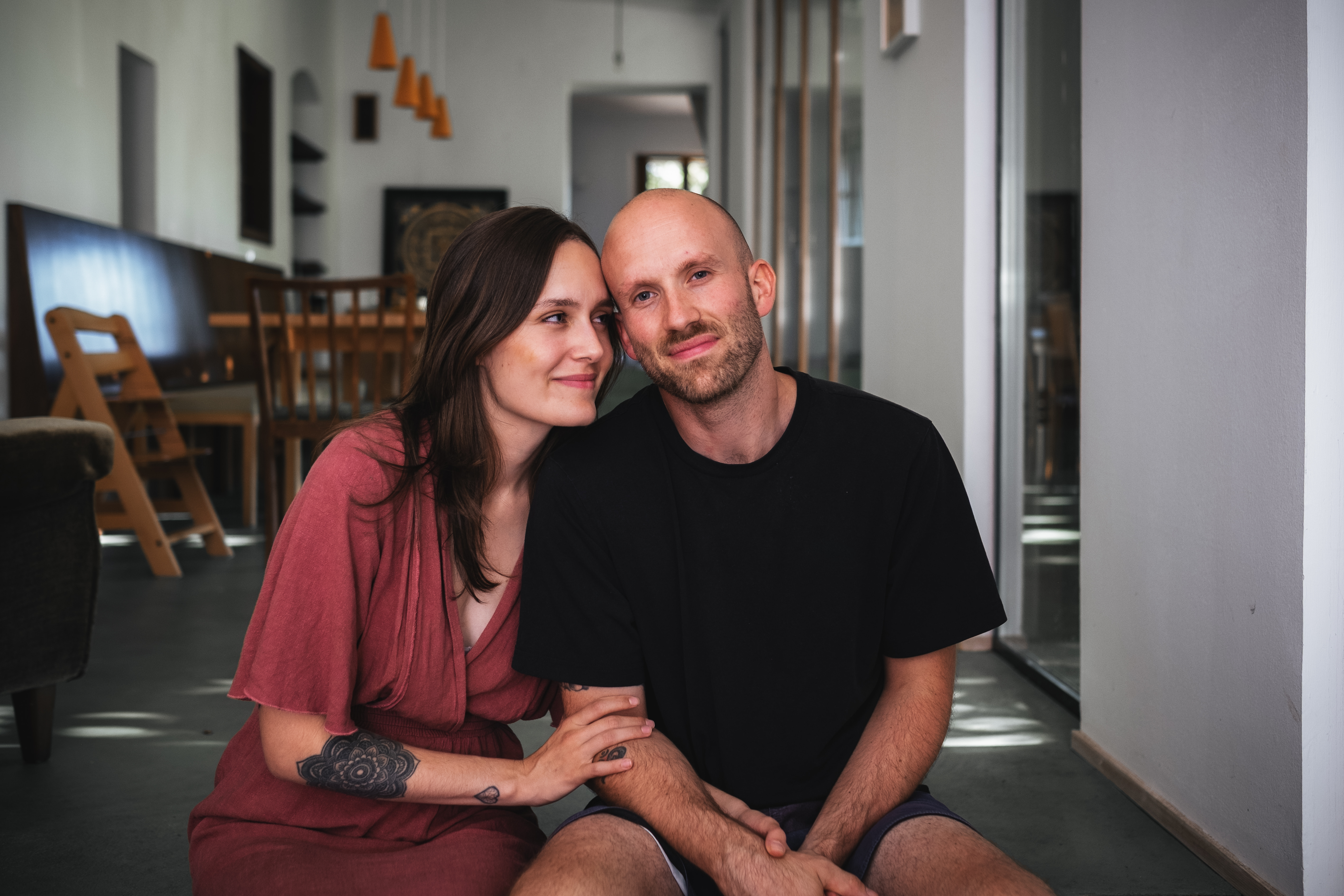 Afra und Christian im Seminarhaus