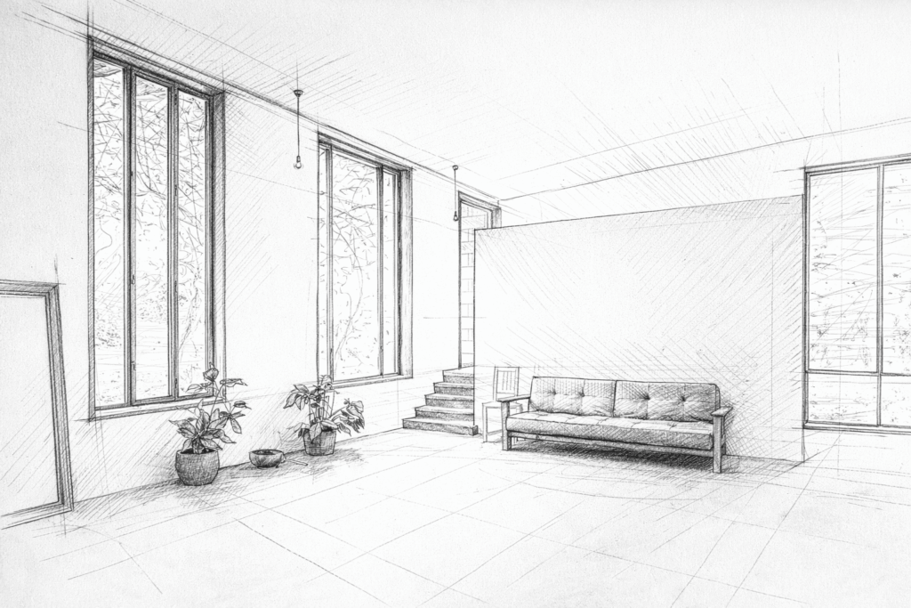 Skizze Raum aller Möglichkeiten